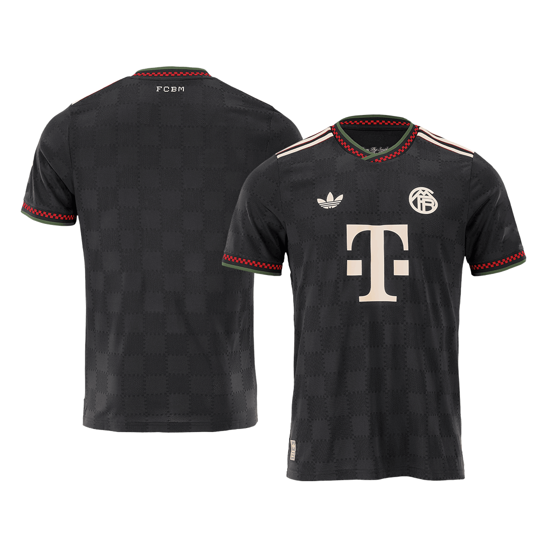 Bayern Munich Third Maillot 2025/26 Noir Joueur
