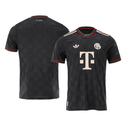 Bayern Munich Third Maillot 2025/26 Noir Joueur