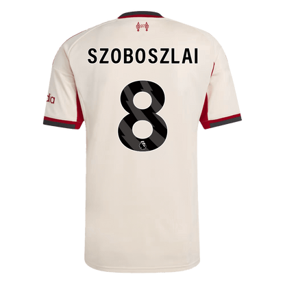 SZOBOSZLAI #8 Liverpool Extérieur Maillot 2025/26 Blanc