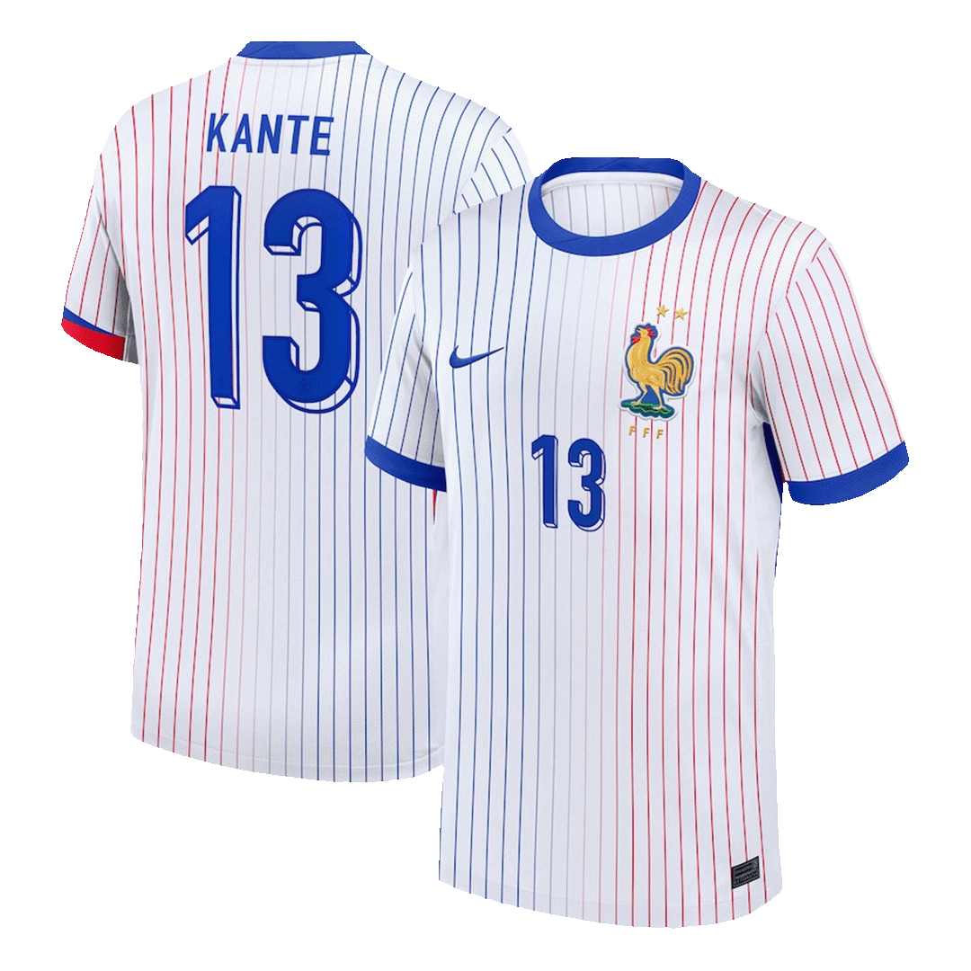 KANTE #13 France Extérieur Maillot 2024 Blanc