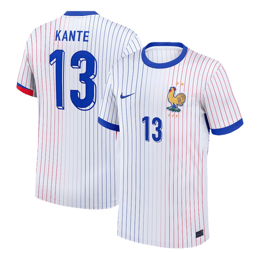 KANTE #13 France Extérieur Maillot 2024 Blanc