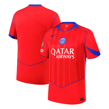 Les Parisiens Third Maillot 2025/26 Rouge Grande Taille