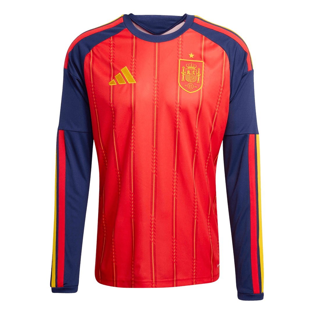Espagne Domicile Maillot Manches Longues 2026 Rouge