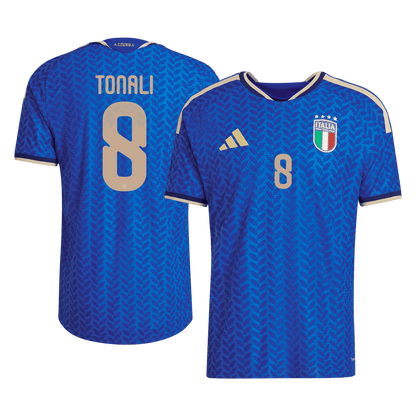 TONALI #8 Italie Domicile Maillot 2026 Bleu Joueur
