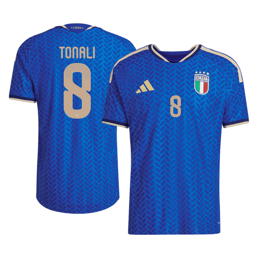 TONALI #8 Italie Domicile Maillot 2026 Bleu Joueur