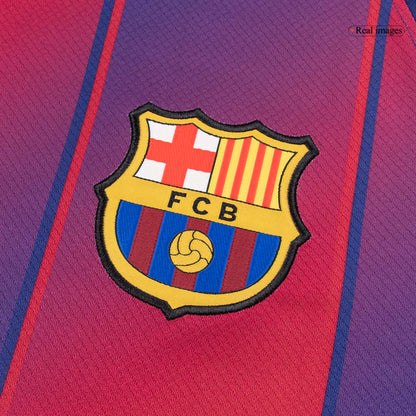 Men Barcelone Domicile Maillot Kit 2025/26 Rouge&Bleu - Super