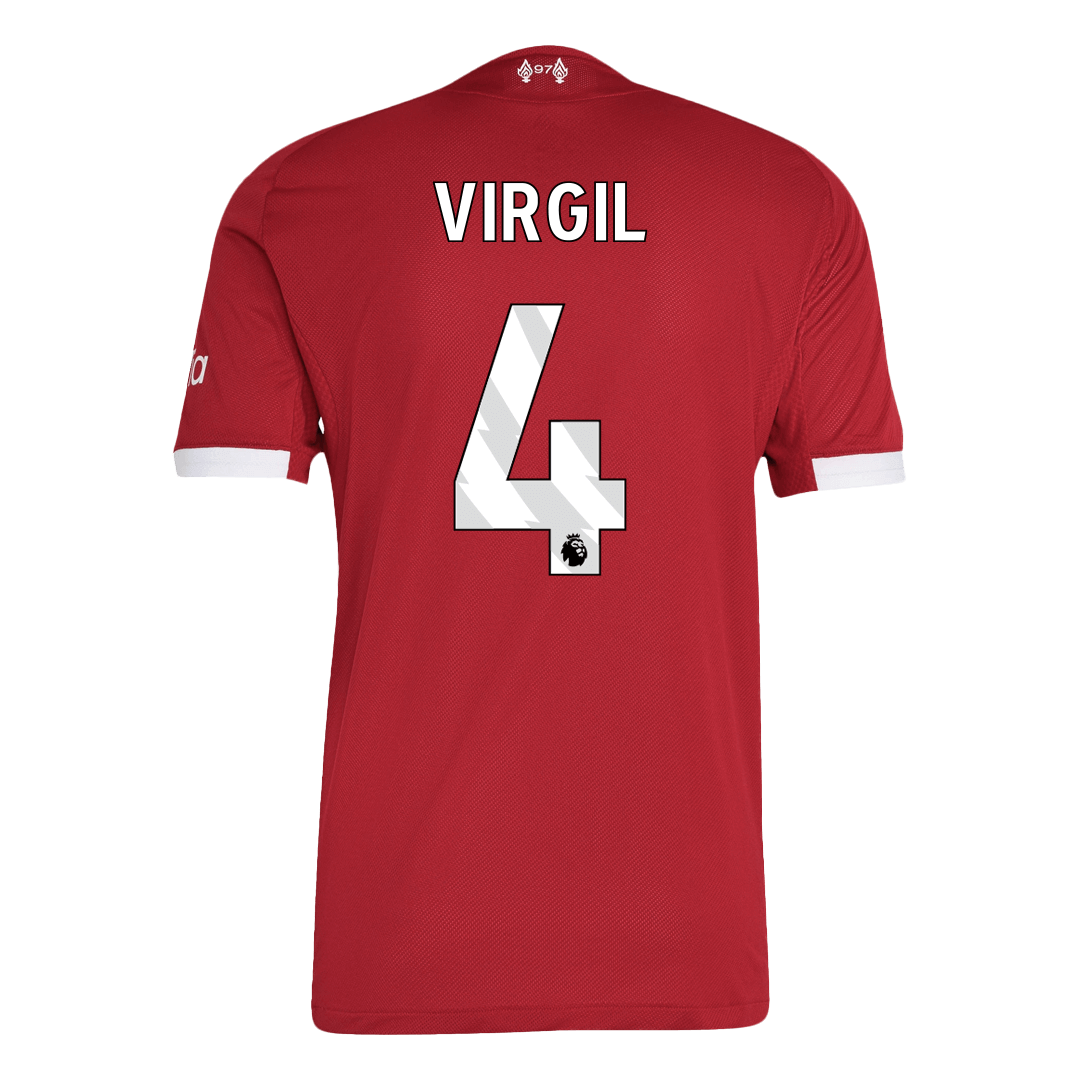 VIRGIL #4 Liverpool Domicile Maillot 2025/26 Rouge Joueur