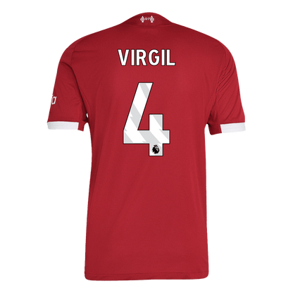 VIRGIL #4 Liverpool Domicile Maillot 2025/26 Rouge Joueur