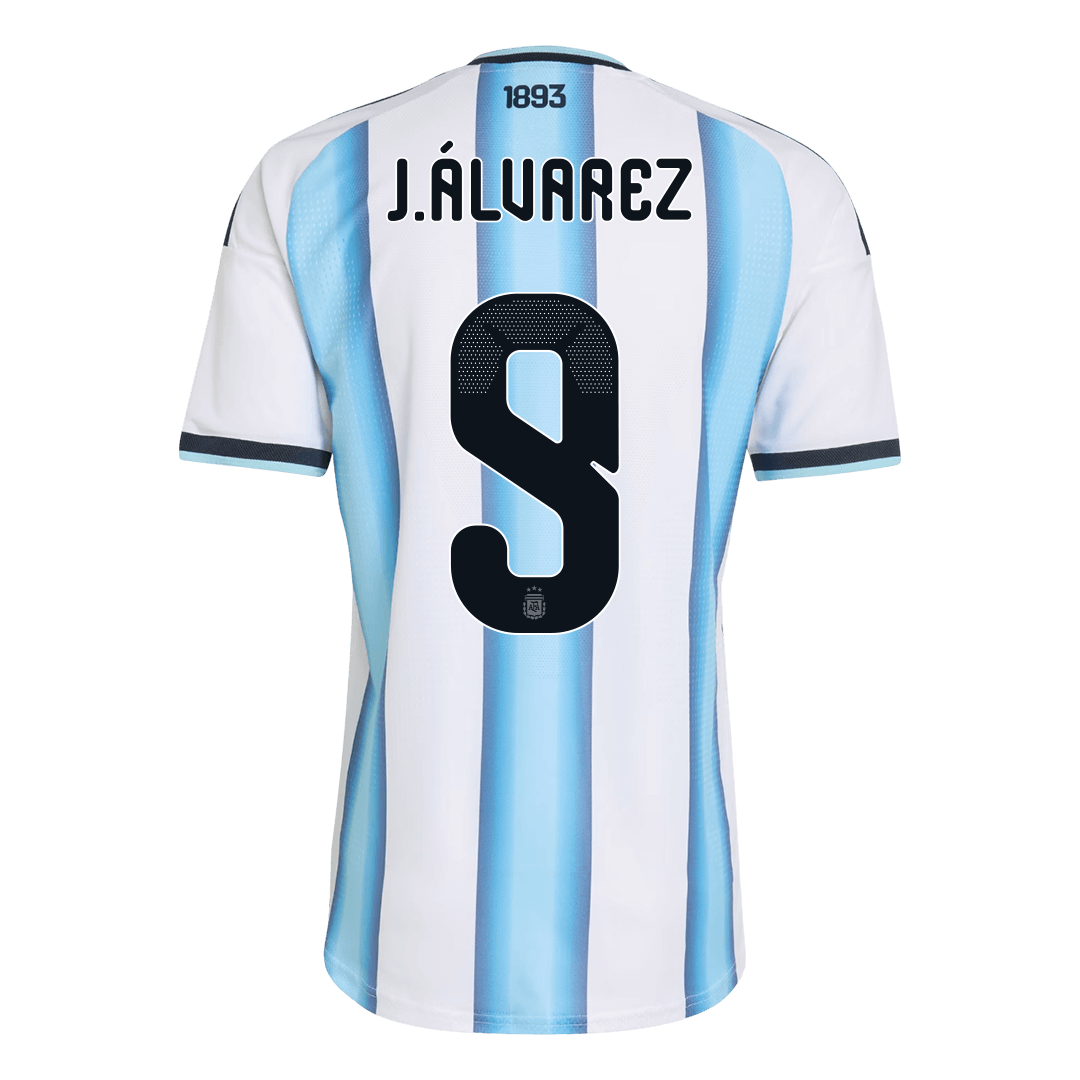 J.ÁLVAREZ #9 Argentine Domicile Maillot 2026 Blue&White Joueur