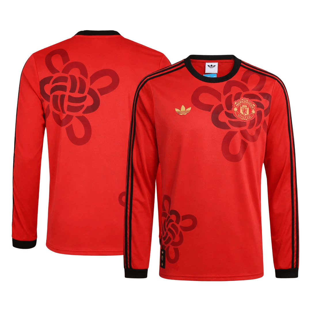 Manchester United Maillot Manches Longues 2025/26 Rouge