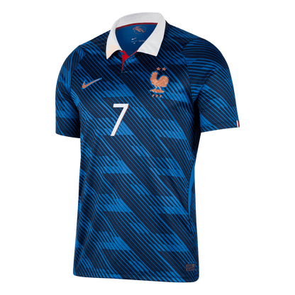 DEMBELE #7 France Domicile Maillot 2026 Bleu