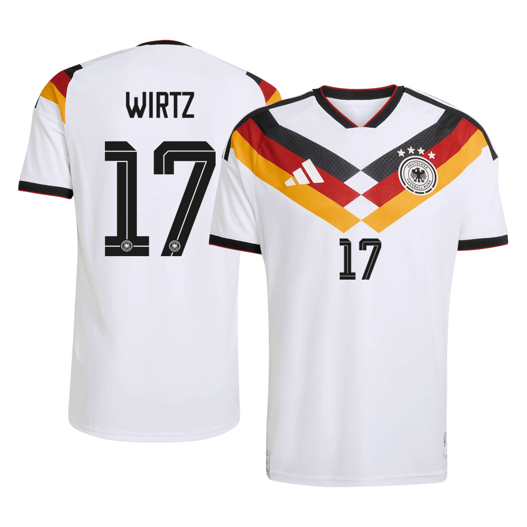 WIRTZ #17 Allemagne Domicile Maillot 2026 Blanc Joueur