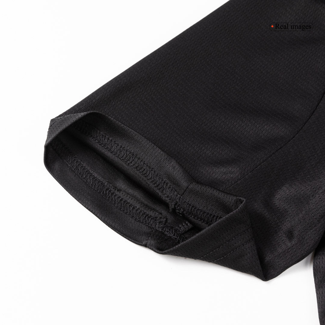 Manchester City Extérieur Maillot 2025/26 Noir Grande Taille