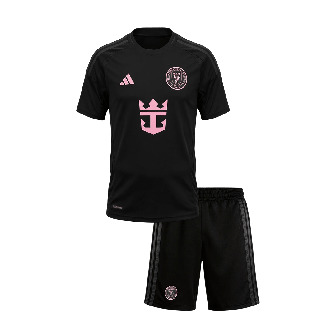 Inter Miami CF Extérieur Maillot Kit 2026 Enfant Noir