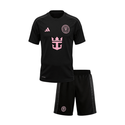 Inter Miami CF Extérieur Maillot Kit 2026 Enfant Noir