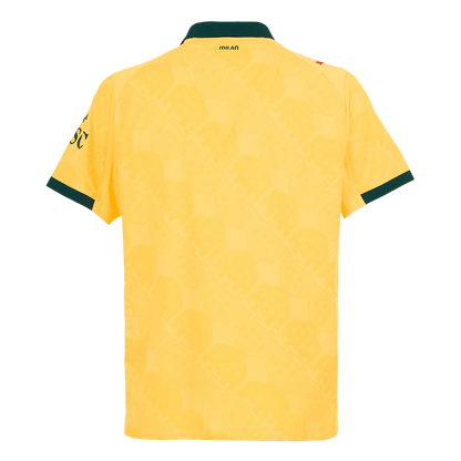 AC Milan Third Maillot 2025/26 Jaune Joueur