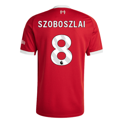 SZOBOSZLAI #8 Liverpool Domicile Maillot 2025/26 Rouge