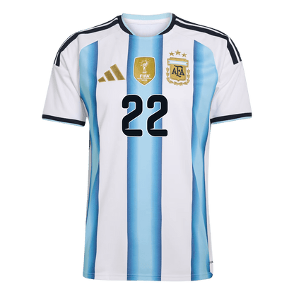 L.MARTÍNEZ #22 Argentine Domicile Maillot 2026 Blue&White - Super