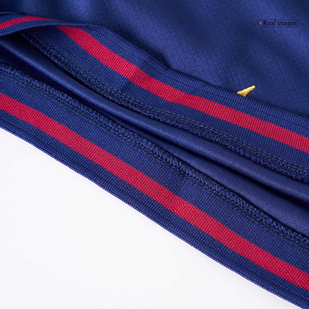 Men Barcelone Domicile Maillot Kit 2025/26 Rouge&Bleu - Super
