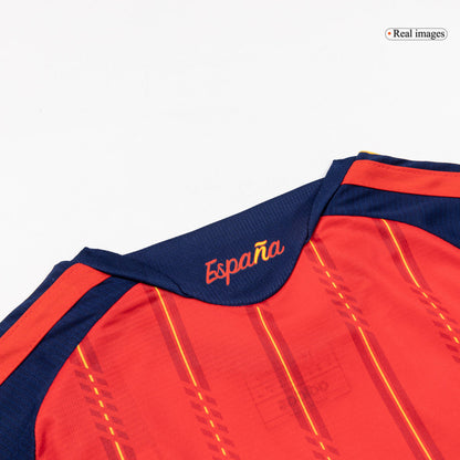 Espagne Domicile Maillot Kit 2026 Enfant Rouge - Super