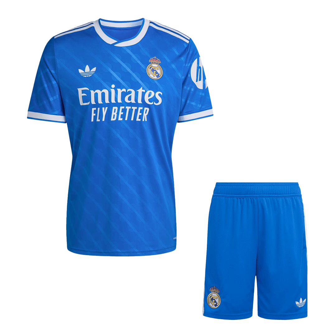 Real Madrid Third Maillot Kit 2025/26 Bleu