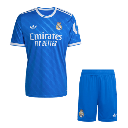 Real Madrid Third Maillot Kit 2025/26 Bleu