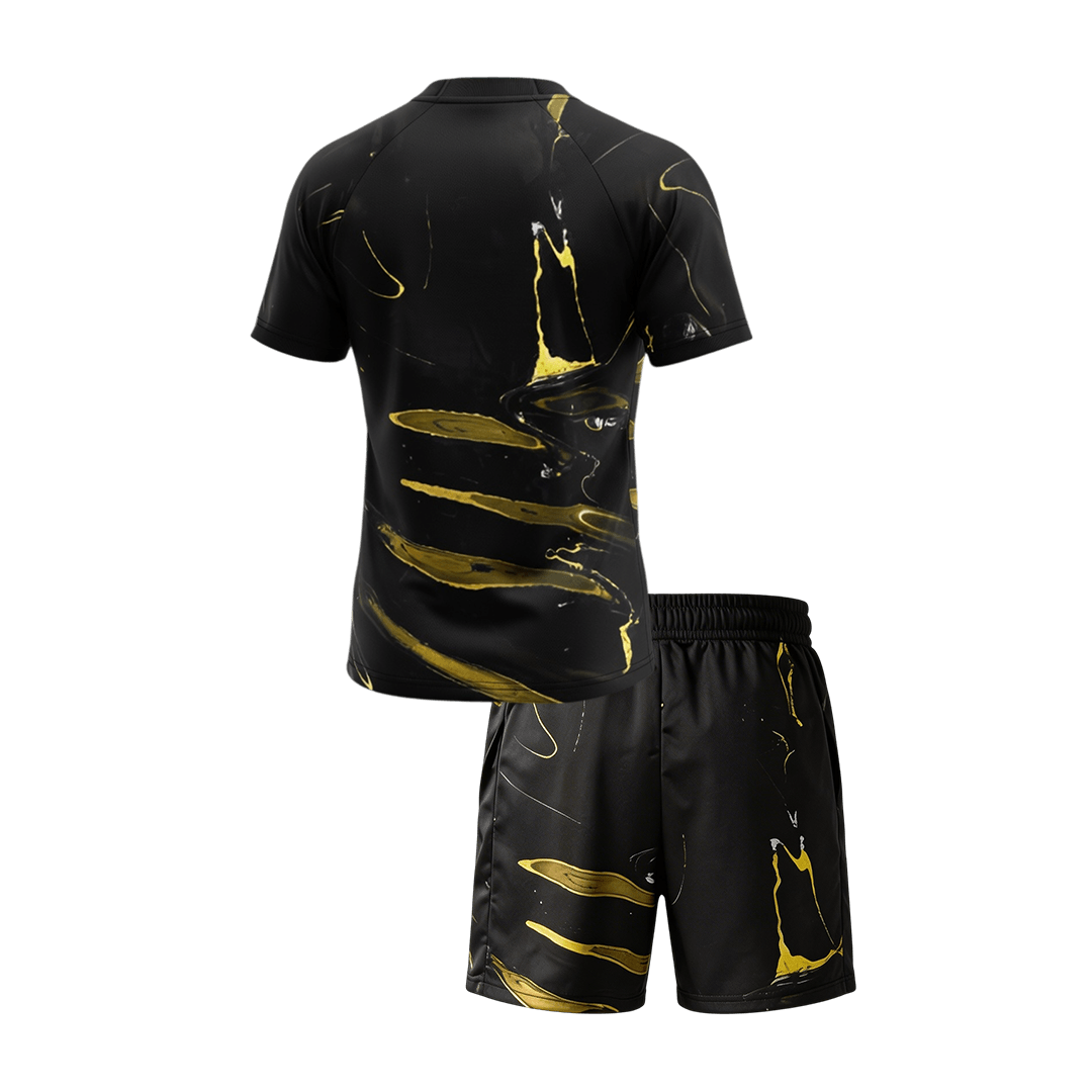 Les Parisiens Maillot Kit 2025/26 Enfant Noir