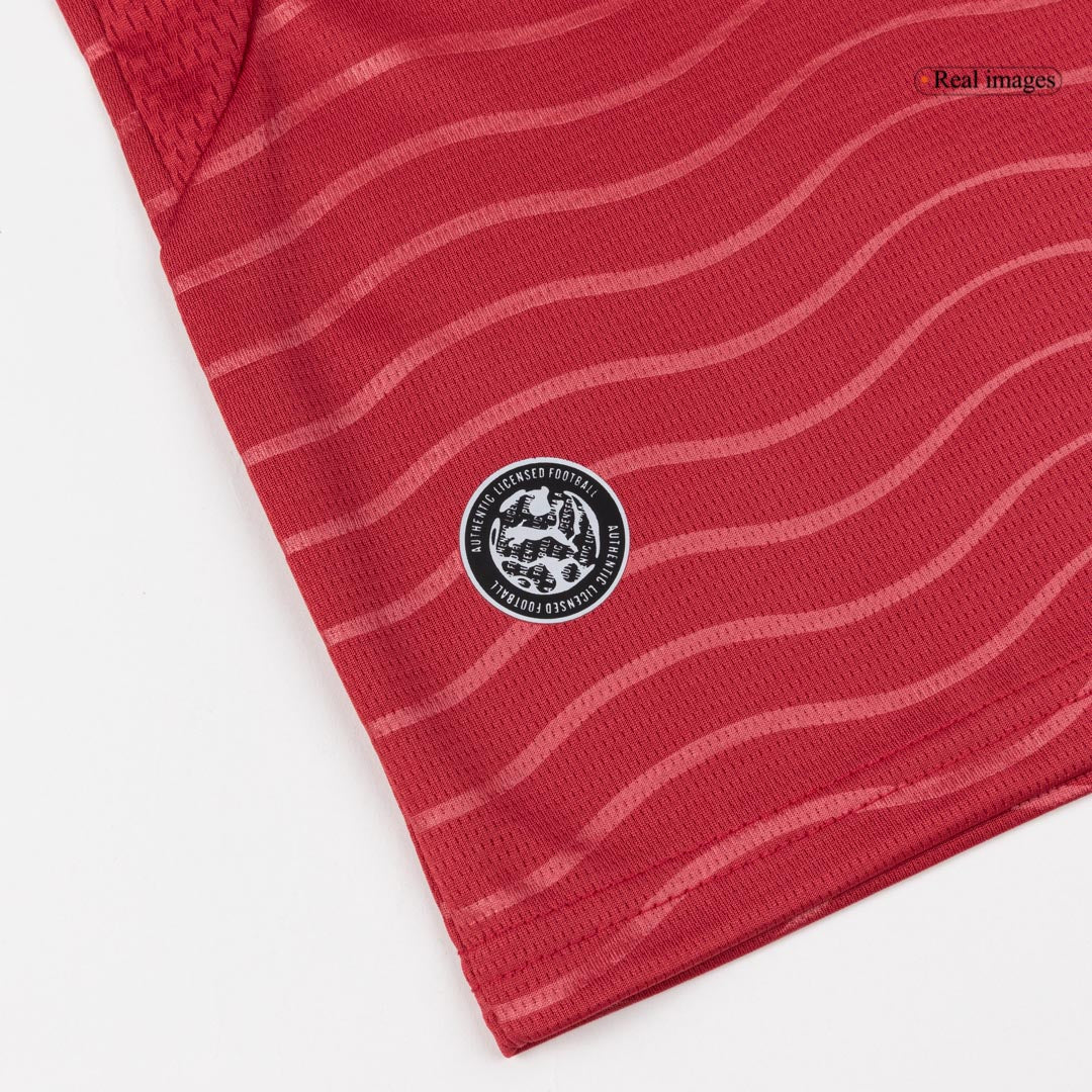 B. FERNANDES #8 Portugal Domicile Maillot Kit 2026 Enfant Rouge - Super