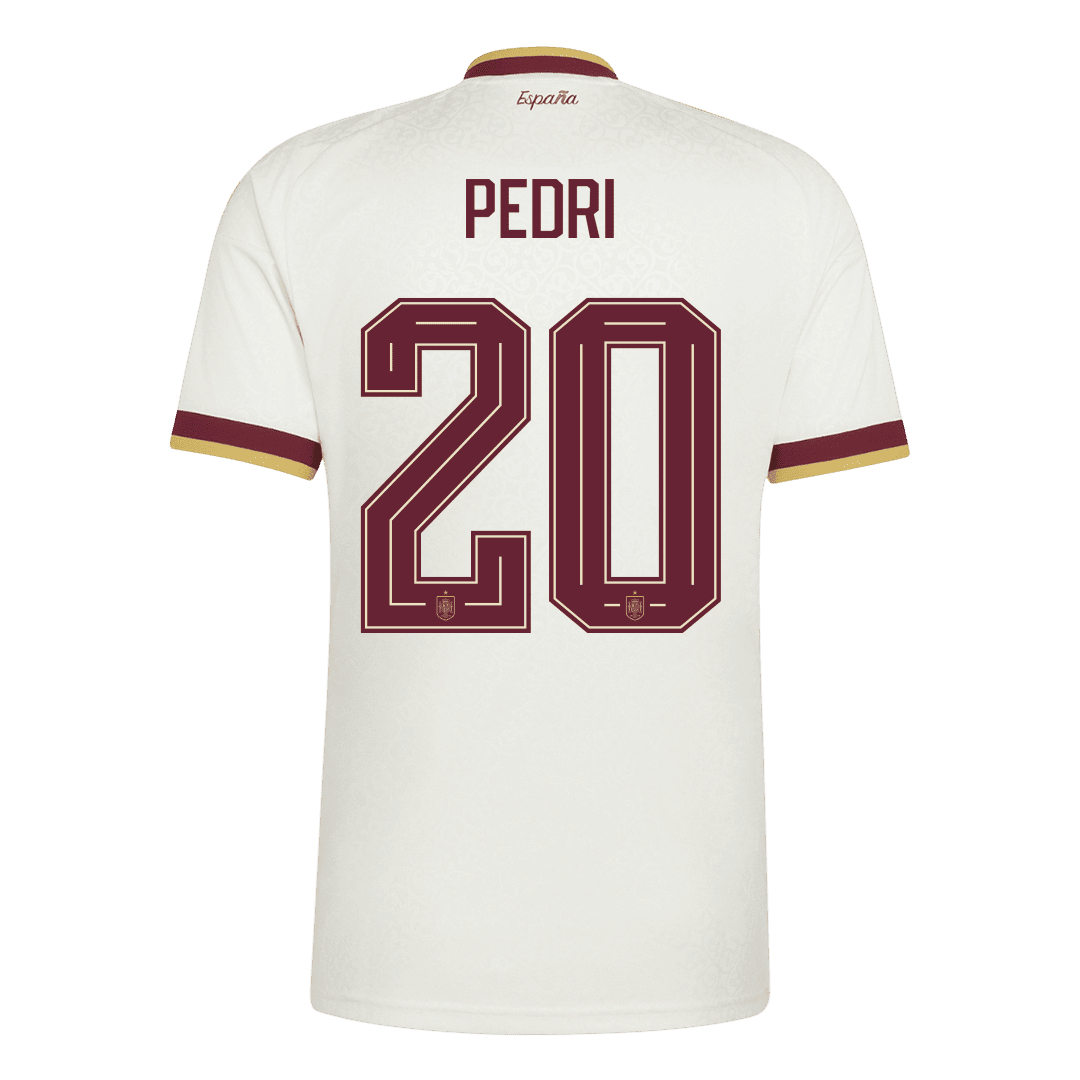 PEDRI #20 Espagne Extérieur Maillot 2026 Blanc