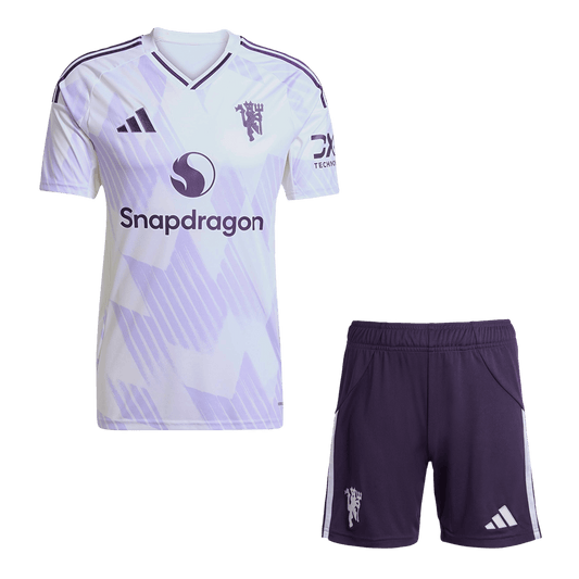 Manchester United Extérieur Maillot Kit 2025/26 Blanc