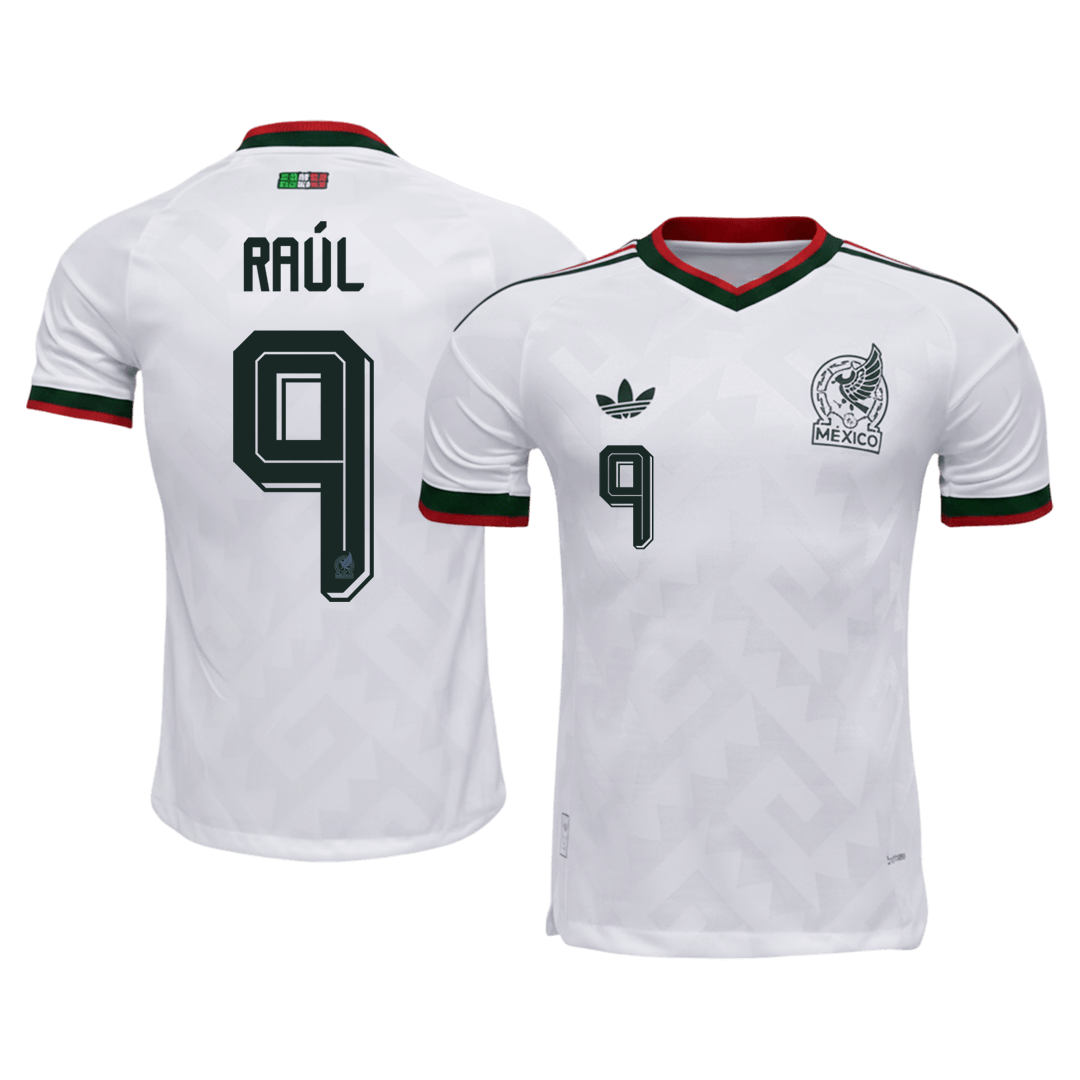 RAÚL #9 Mexique Extérieur Maillot 2026 Blanc Joueur