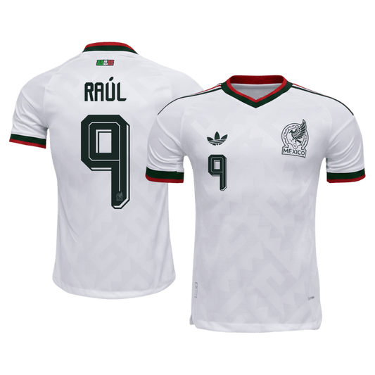 RAÚL #9 Mexique Extérieur Maillot 2026 Blanc Joueur
