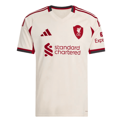 Liverpool Extérieur Maillot 2025/26 Blanc