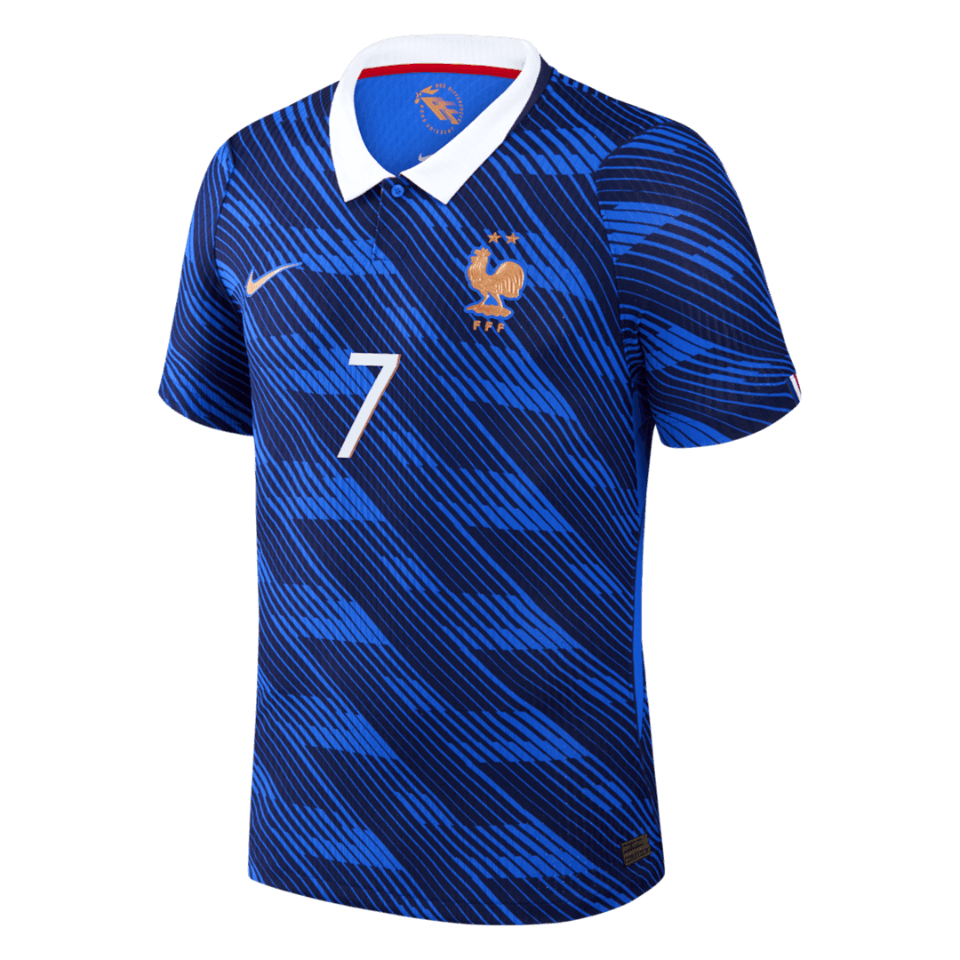 DEMBELE #7 France Domicile Maillot 2026 Bleu Joueur