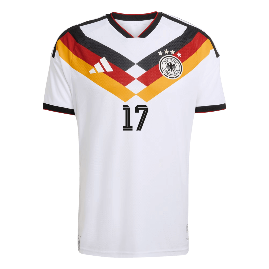WIRTZ #17 Allemagne Domicile Maillot 2026 Blanc Joueur