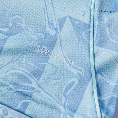 Juventus Extérieur Maillot 2025/26 Bleu Grande Taille
