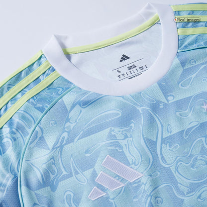 Juventus Extérieur Maillot 2025/26 Bleu Grande Taille