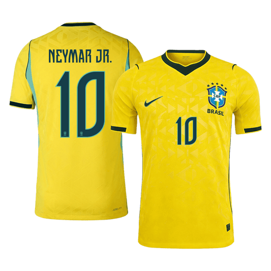 NEYMAR JR. #10 Brésil Domicile Maillot 2026 Jaune Joueur