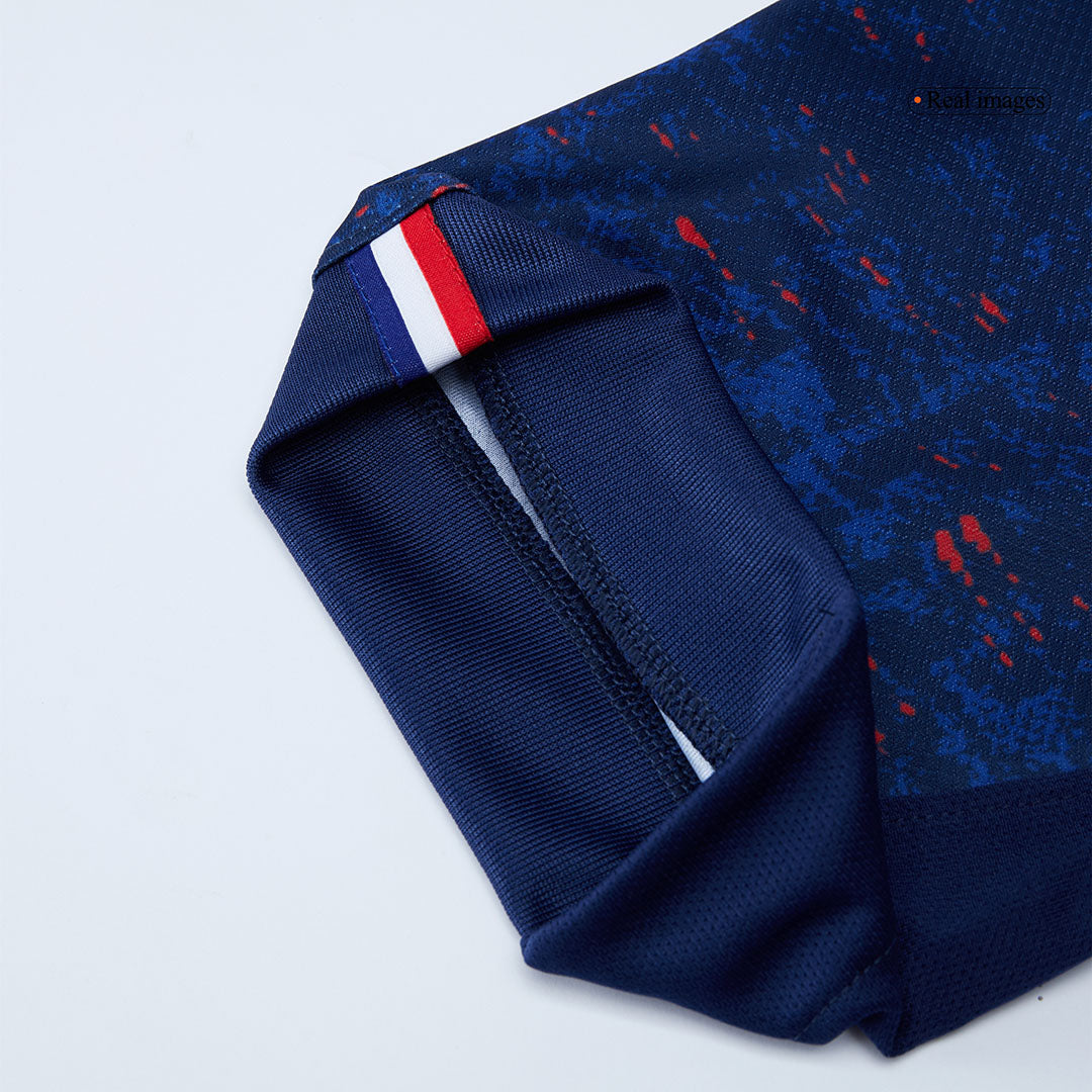 France Domicile Maillot 2025 Bleu - Euro Féminin Grande Taille