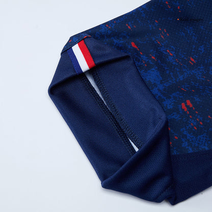 France Domicile Maillot 2025 Bleu - Euro Féminin Grande Taille