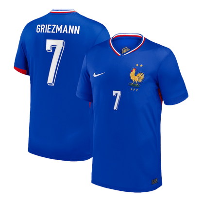 GRIEZMANN #7 France Domicile Maillot 2024 Bleu