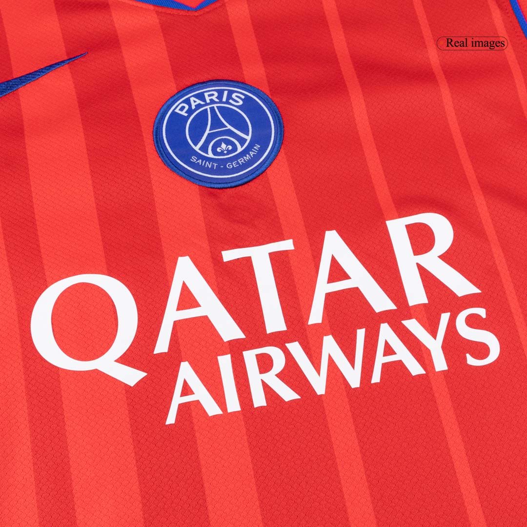 Les Parisiens Third Maillot 2025/26 Rouge Grande Taille
