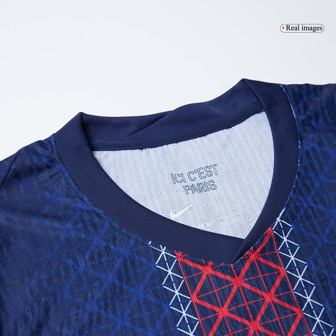KVARATSKHELIA #7 Les Parisiens Domicile Maillot 2025/26 Bleu marine Joueur