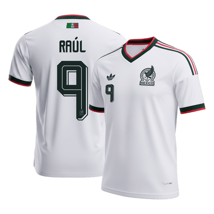 RAÚL #9 Mexique Extérieur Maillot 2026 Blanc