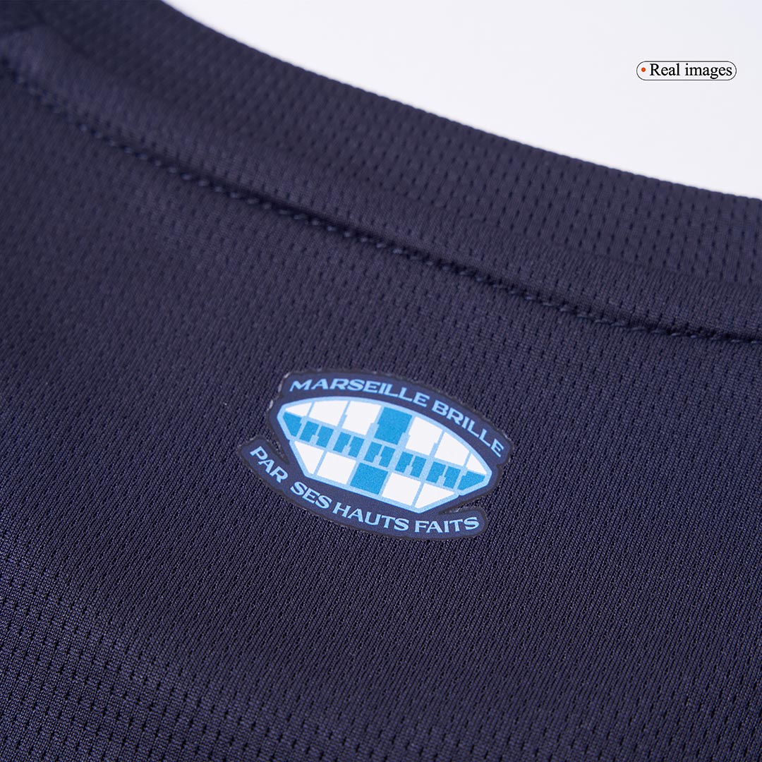 Olympique de Marseille Extérieur Maillot Kit 2025/26 Enfant Bleu marine