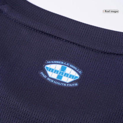 Olympique de Marseille Extérieur Maillot Kit 2025/26 Enfant Bleu marine