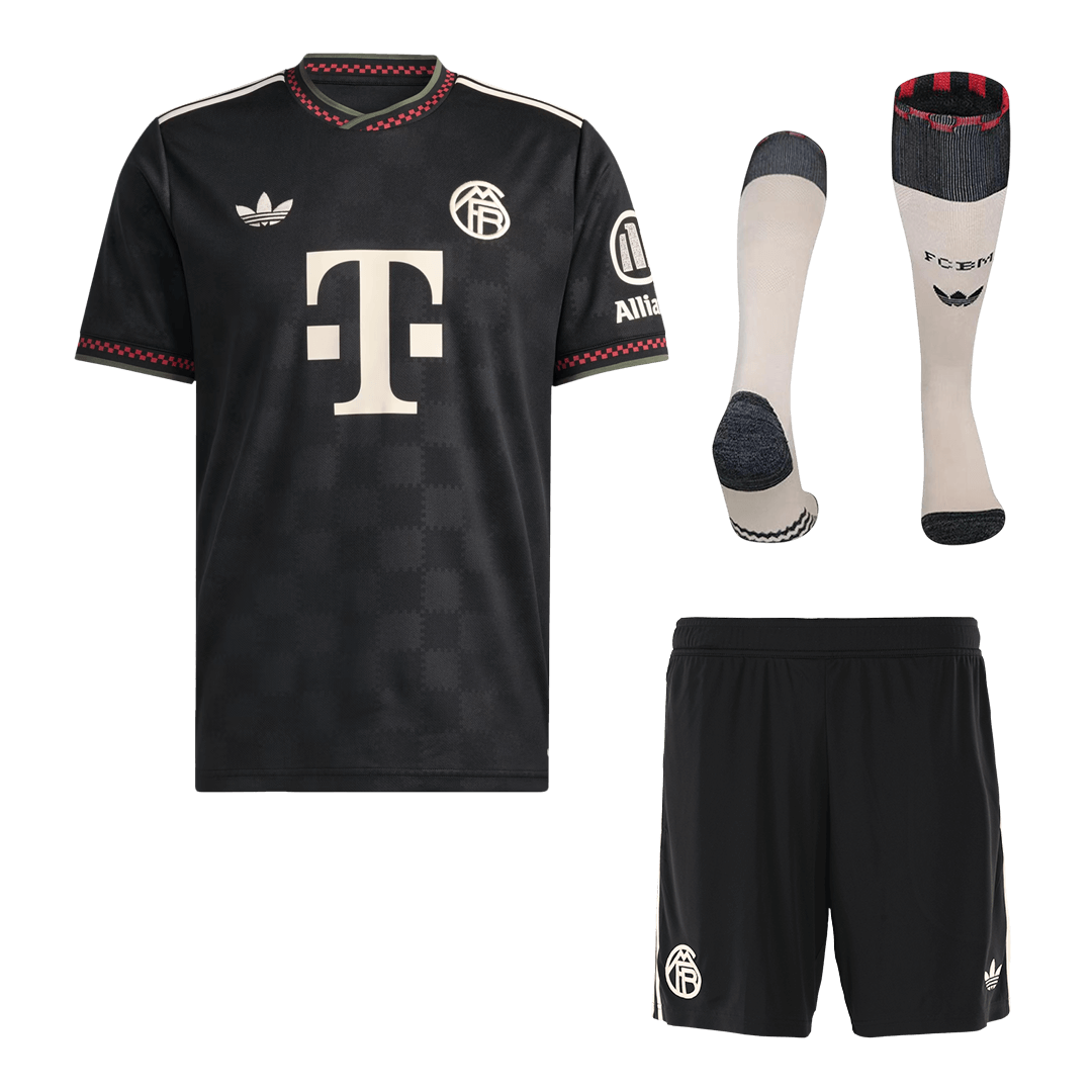 Bayern Munich Third Maillot Kit 2025/26 Noir