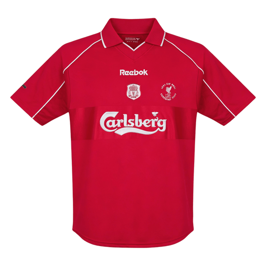 Retro Liverpool Domicile Maillot 2000/01 Rouge