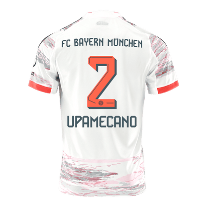 UPAMECANO #2 Bayern Munich Extérieur Maillot 2025/26 Blanc