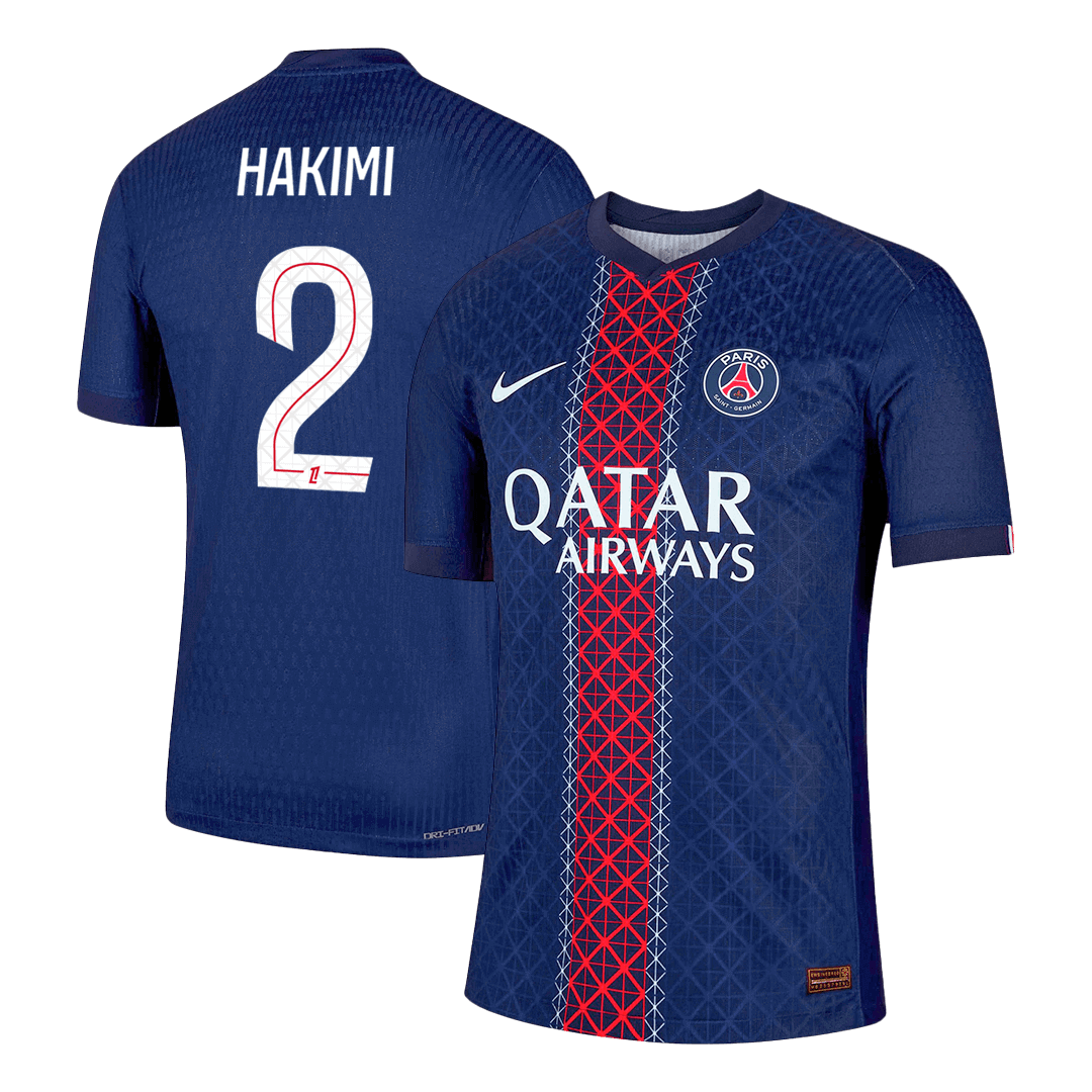 HAKIMI #2 Les Parisiens Domicile Maillot 2025/26 Bleu marine Joueur